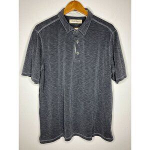 Tommy Bahama Men's XL Gray Short Sleeve Polo Shirt